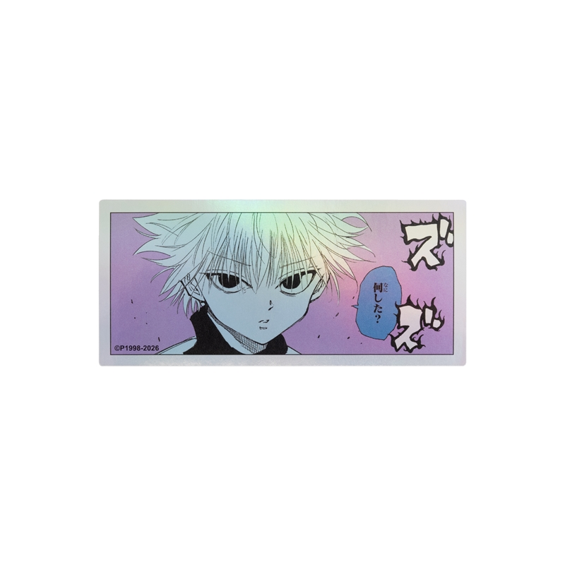 [Pre-order] [Made-to-order] JUMP Store Limited "HUNTER×HUNTER" HOLOGRAM KOMA STICKER -  Killua Zoldyck
